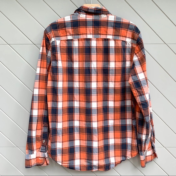 American Eagle Plaid Button-Down Shirt - Picture 3 of 3